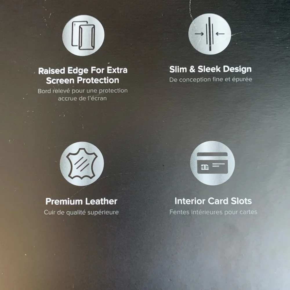 TUMI wallet folio iPhone case NEW! BLACK (magnet phone case also avail) - Picture 11 of 13